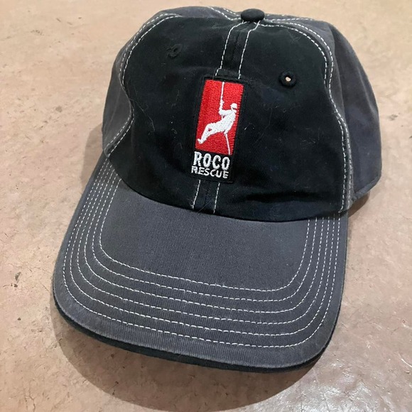 Roco Rescue Climbing Black‎ Grey Dad Hat - Picture 2 of 5